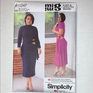Simplicity size 12 women's dress Pattern